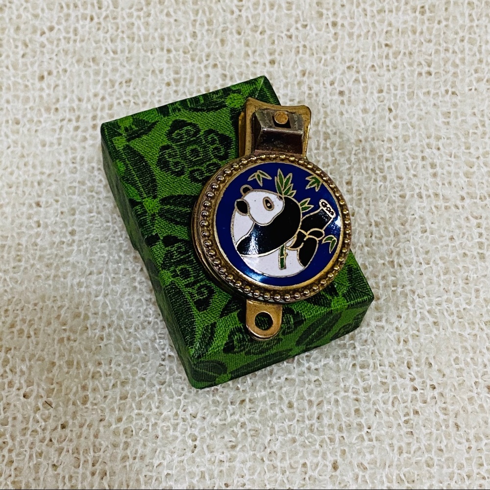 Enamel Panda mini nail clippers NWB✨🐼